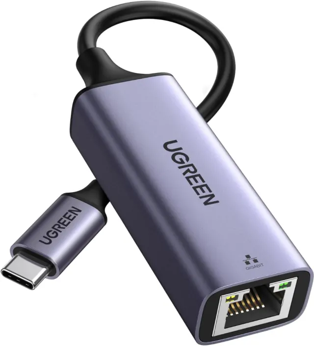 UGREEN USB C to Ethernet Adapter, Plug and Play 1Gbps Ethernet Adapter