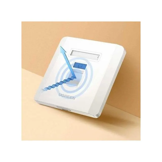 UGREEN Single-Port Wall Plate (White)
