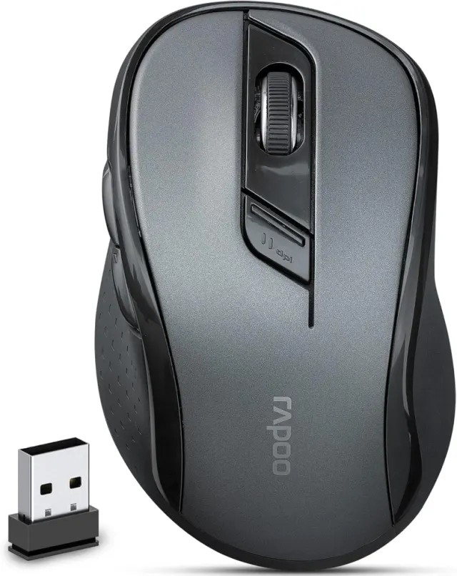 Rapoo M500 Multi Mode Wireless Mouse, Black