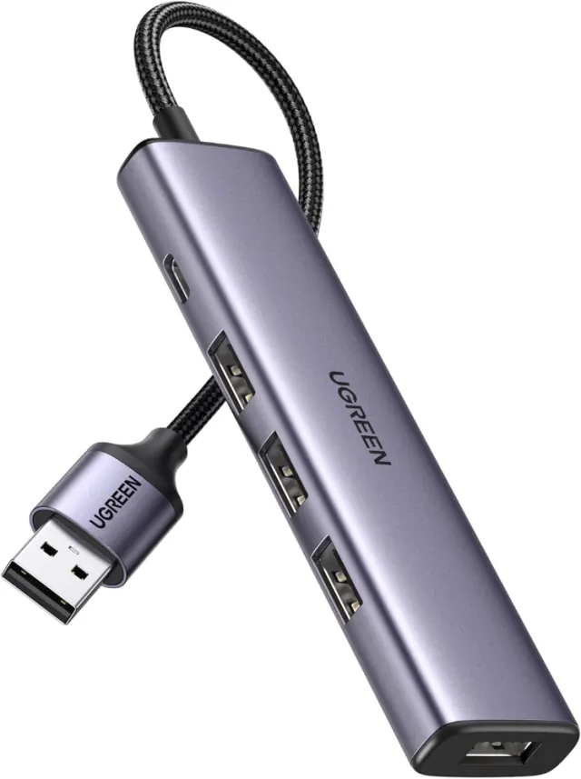 Ugreen 20805 4 in 1 USB 3.0 Hub with USB-C Power Port