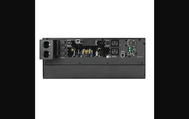 EVI 6000VA / 6000W Rack Mount Online UPS – Single Phase Double Conversion UPS with PFC, Touch Screen, External Battery Connector & SNMP Slot for Data Centres (EP-UPS6000P11OR)