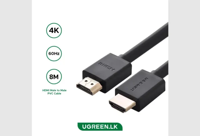 UGREEN HD104 HDMI 4K Cable Male to Male 5m -Black