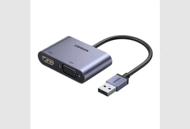 UGREEN USB 3.0 to HDMI+VGA Converter